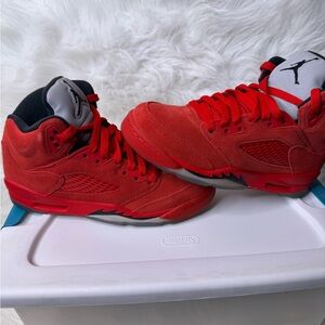 Jordan Kids Sneakers Red and Black